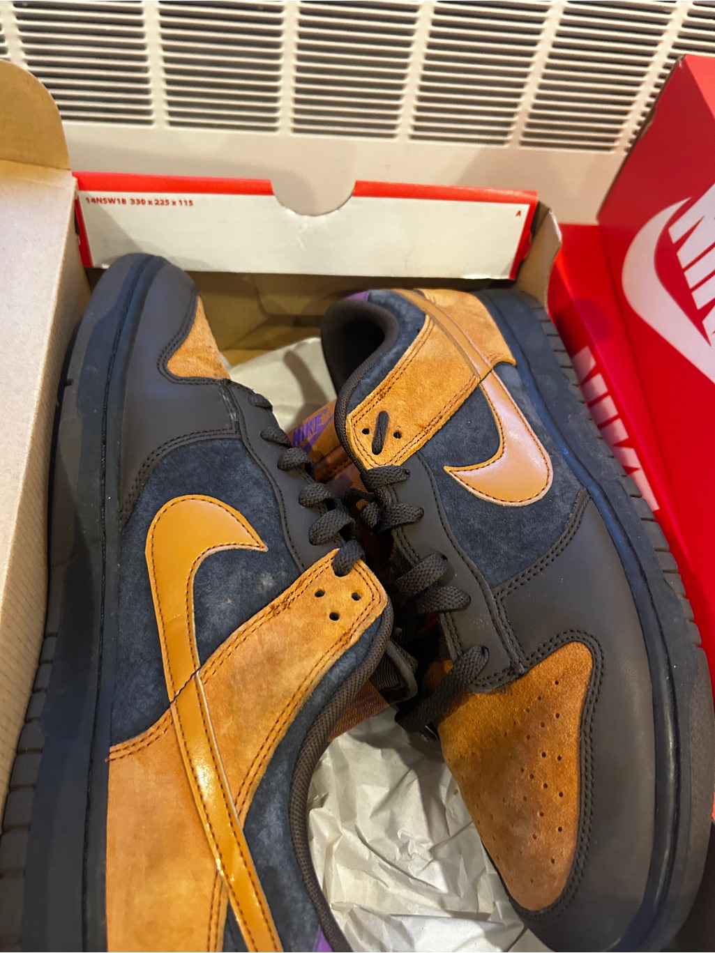 Nike Dunk Low Retro Prm “Cider” Dark Chocolate Men’s 12 | Premium Suede | W/ Box